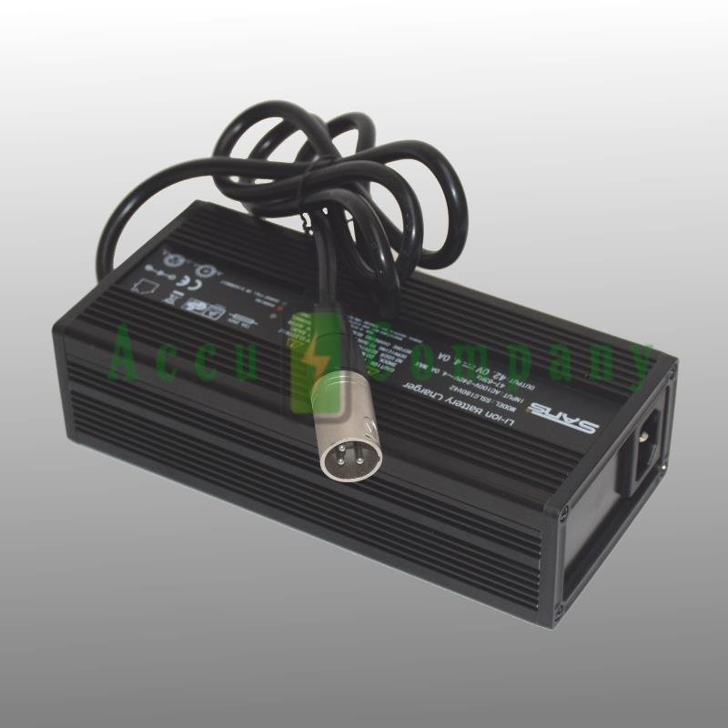 36 volt XLR neutrik plug Li-ion snellader - nr. 1