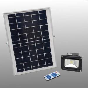LED Solar buitenlamp 500 Lumen Li-ion incl afstandsbediening - nr. 1
