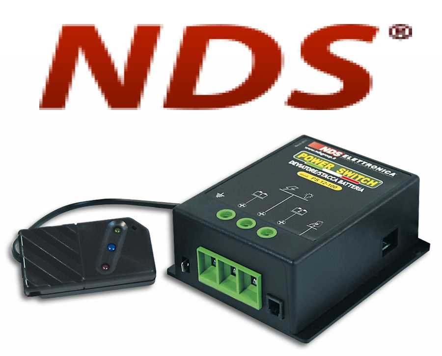 NDS POWERSWITCH 12V/100A beheer van 2 Accu's - nr. 1