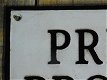 prive terrein , wandbord , Private Property , gietijzer,prive - 2 - Thumbnail