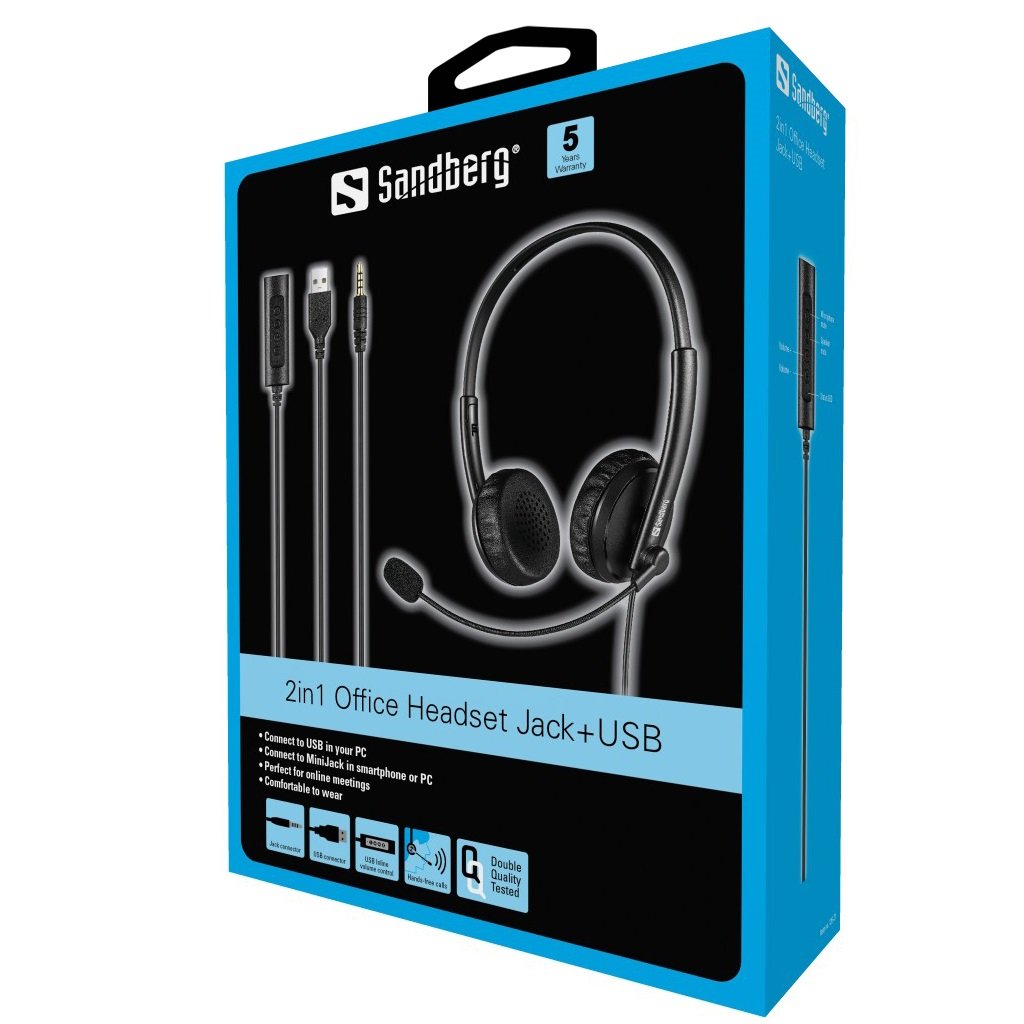 2in1 Office Headset Jack + USB - Afbeelding 5
