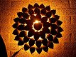 bijzondere Wandlamp , bloem vorm ,kado, gold,bladeren - 6 - Thumbnail