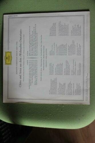 22j - lp - munchener bach-chor + orchester - karl richter - j.s. bach - weihnachts-oratorium - dgg - Afbeelding 2