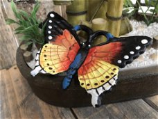 gietijzeren vlinder in prachtige kleuren , vlinder