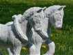 Beeld paard en wagen , vol steen , paard - 0 - Thumbnail
