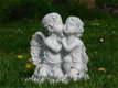 Beeld kussende Engelen , engel , tuinbeeld , kado - 2 - Thumbnail