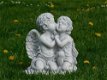 Beeld kussende Engelen , engel , tuinbeeld , kado - 4 - Thumbnail