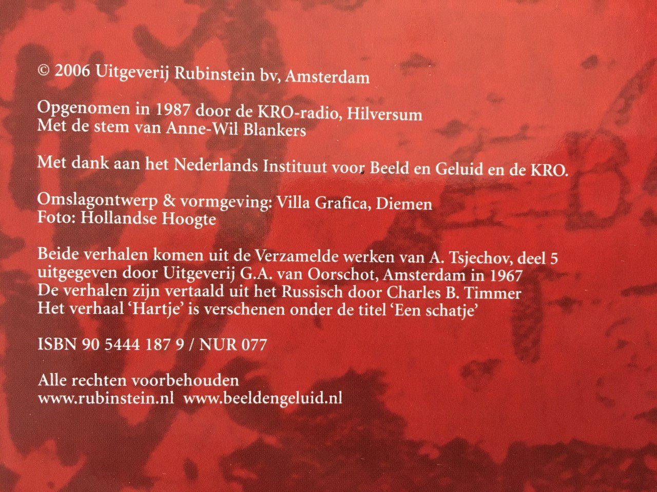 Hartje & Over de liefde - Anton Tsjechov (luisterboek) - Afbeelding 4