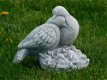 Beeld vogeltjes met nestje , vol steen lief , vogel , tuinbeeld - 0 - Thumbnail