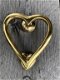 Prachtige messing deurklopper hartvorm , LOVE , liefde - 1 - Thumbnail