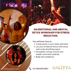 An emotional and mental detox workshop for stress reduction.