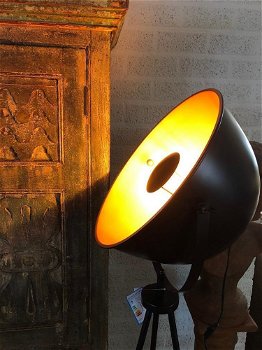 Industriele staande lamp Eliaz, metaal, prachtig design - 1