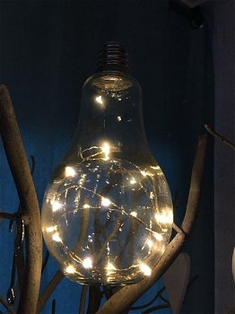 LED gloeilamp glas, staand model, prachtig sfeervol - 1