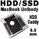 HDD Caddy | 2e 2.5 SATA HDD of SSD in MacBook of Laptop - 0 - Thumbnail