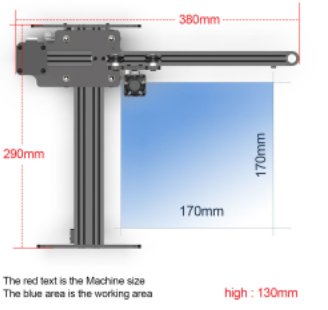 NEJE 3 N30820 40W CNC Laser Engraver Cutting Machine Router - 2
