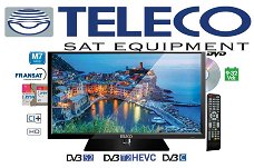 Teleco TEK 19D TV19",DVB-S2/T2,DVD,9-32V,HEVC,M7 Fastscan