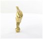 Houten wandelstok met lenig vrouwelijk bronzen handvat - 4 - Thumbnail