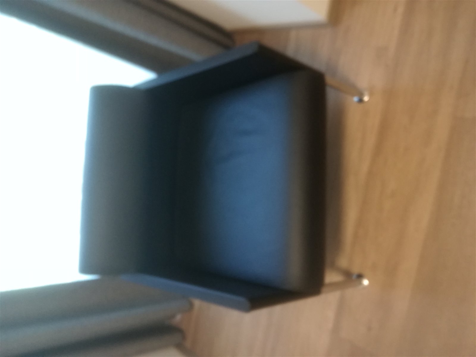 2 fauteuils ROSENTHAL, zwart leer. DESIGN!! Zijn als nieuw! - Afbeelding 3