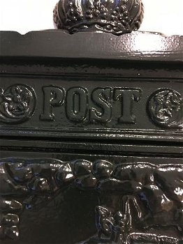 Wand brievenbus met krantenrol vervaardigd uit alumin - 2
