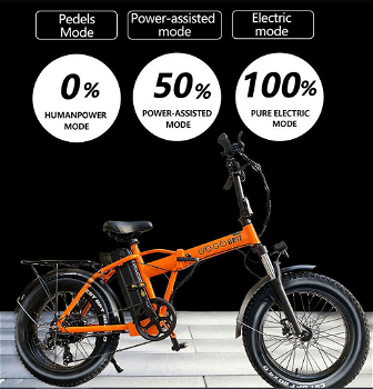 GOGOBEST GF300 Electric Folding Bike Moped Bicycle 1000W - 3