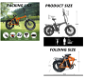 GOGOBEST GF300 Electric Folding Bike Moped Bicycle 1000W - 7 - Thumbnail