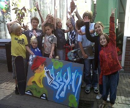 Graffiti kinderfeestje Amsterdam, Utrecht en heel Nederland! - 0