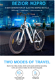 Bezior M2 Pro Electric Moped Bike 500W Motor 100km - 1 - Thumbnail