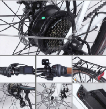 Bezior M2 Pro Electric Moped Bike 500W Motor 100km - 3