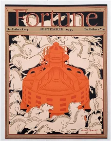 Art Deco cover Fortune September 1933 Antonio Petruccelli