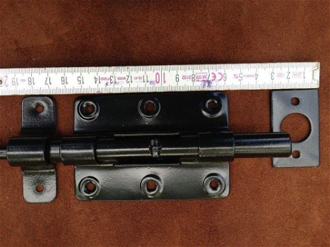 Geschilderd ijzeren , 1 borgpen S, zwart - 2