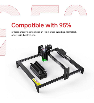 ATOMSTACK R3 Roller Laser 360 Degree Rotating Engraver Angle - 2