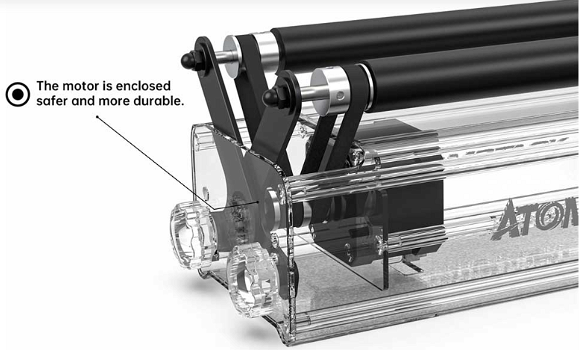 ATOMSTACK R3 Roller Laser 360 Degree Rotating Engraver Angle - 4