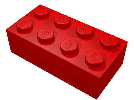 lego , losse blokjes 4 x2 , - 0
