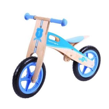 BigJigs loopfiets blauw - 0