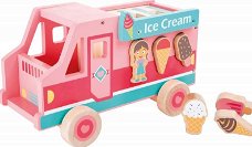 Houten  ijscowagen en vormenstoof | speelgoed eten | Small Foot