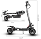 Halo Knight T104 Road Electric Scooter 52V 2000W - 6 - Thumbnail