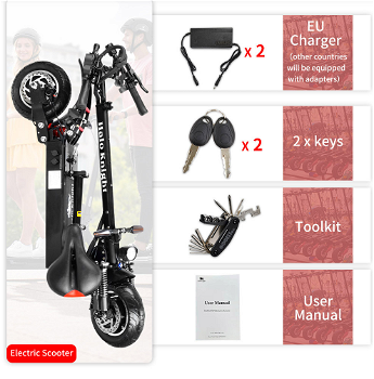 Halo Knight T104 Road Electric Scooter 52V 2000W - 7