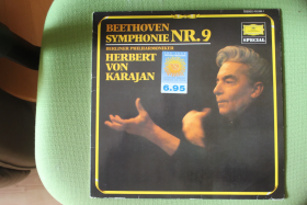 24e - lp - berliner philharmoniker - herbert von karajan - beethoven - symphonie nr 9 - dgg - nr. 1