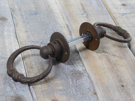 Rustieke ringen als deursluiter poortsluiter , deursluiter - 5