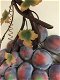 wanddecoratie XXL , wijn , druiven , druiventros metaal - 6 - Thumbnail