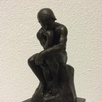 Denker, Auguste Rodin , beeldhouwwerk , kado - 4