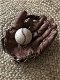 Baseball handschoen met bal als decoratie set, fraai - 0 - Thumbnail