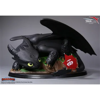 Taka Corp How To Train Your Dragon PVC Statue 1/8 Toothless - 0