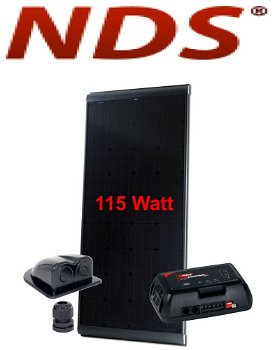 NDS BLACKSOLAR 115W V2 Zonnepaneel SET + SC350M - 0