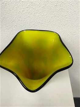 kleurrijke vaas uit glas , vaas - 4