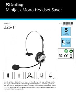 MiniJack Mono Headset Saver