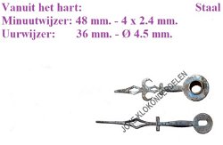 = Wijzers = pendule = 47569