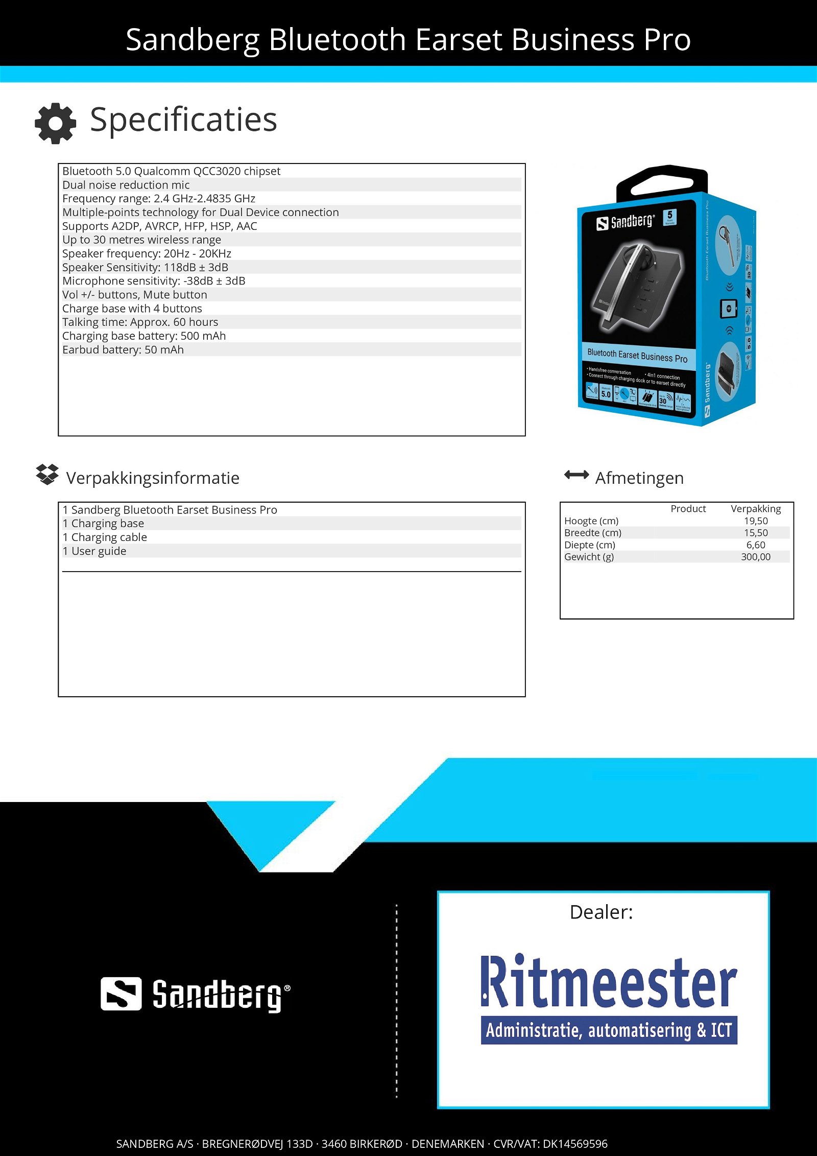 Bluetooth Earset Business Pro - Afbeelding 3