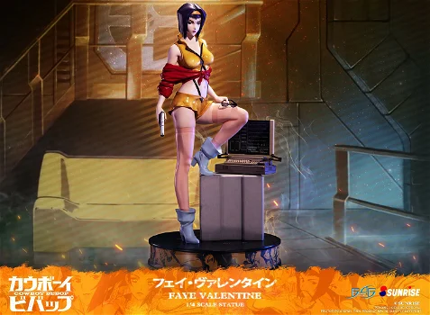 First 4 Figures Cowboy Bebop Faye Valentine Statue - 0