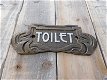 Toilet, wc , bord van het toilet , Art Nouveau stijl - 2 - Thumbnail